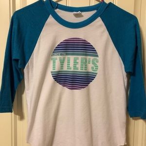Girls Tyler’s quarter length sleeve tee